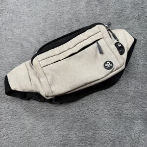 WATERFLY Fanny Pack Waist Bag Crossbody Belt Bag Hip Pouch Beige Outdoor Hiking